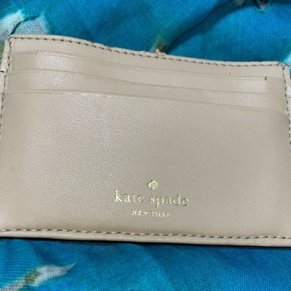 Kate Spade Rose Gold Card Wallet - Picture 9 of 14